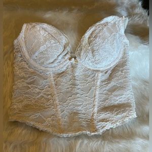 White Lace Bustier